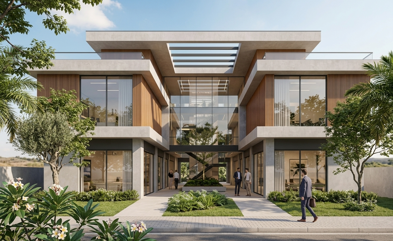 Empreendimento comercial moderno regularizado pela Vallient Engenharia em Lagoa Santa
